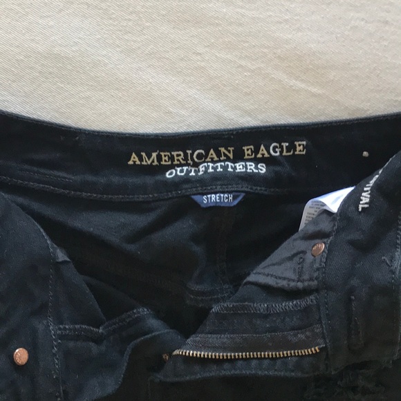 AE Outfitters black denim shorts - Picture 2 of 4